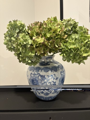 Vintage chinese blue white - vintage,