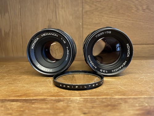 Objectif 52mm konica hexanon - objectif,