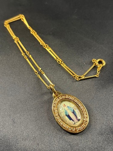 Collier médaille marie - collier,
