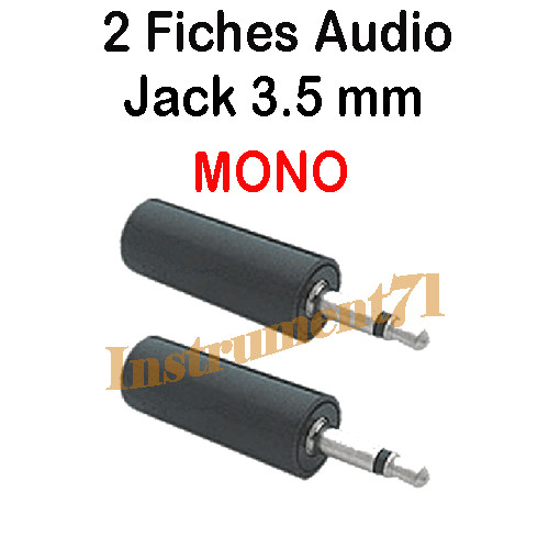 Fiches jack mono - jack,