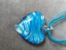 Pendentif coeur en verre de