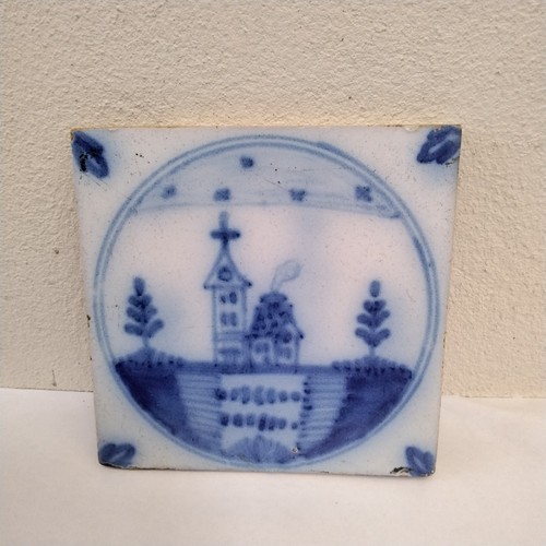 Très rare ancien carreau 12cm - très,