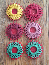 6 bobines cartes fil au