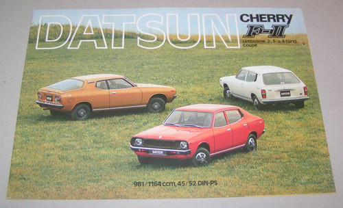 Prospectus brochure datsun - /,