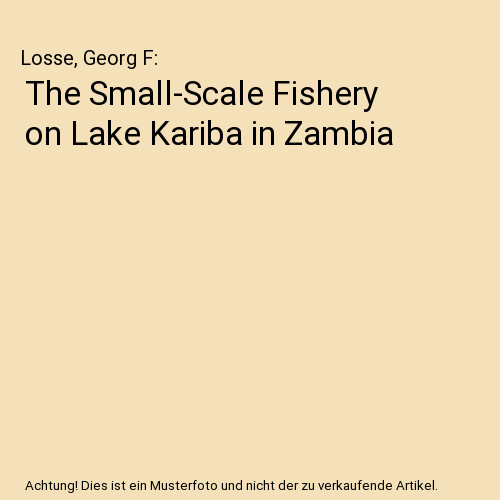 The small scale fishery - the,