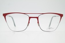 Lunettes BAJAZZO ARTbox Cosima 1 Rouge Or Noir Ovale Monture De Lunettes Neuve