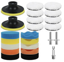 Kit Tampon de polissage universel pour voiture moto bateau nettoyage carrosserie