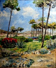 Tableau Ancien Mer Paysage