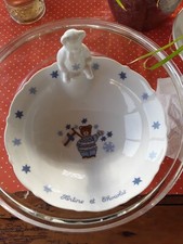 assiette à bouillie chauffante porcelaine ph deshoulieres tartine et chocolat