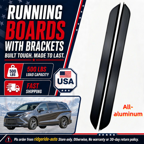 Side steps running boards fits - side,