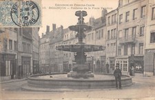 Cpa besancon fontaine de - 25,