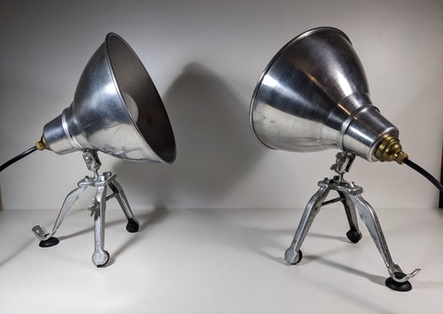 Ancienne paire lampes spots - paire, de