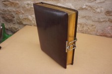 Ancien album photo cuir - album,