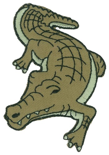 Patche écusson crocodile