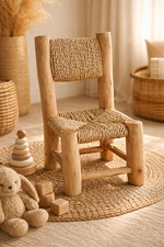 Chaise enfant en bois naturel