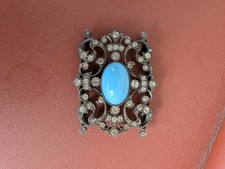 Bijou Ancien Victorien Argent Massif