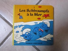 LES SCHTROUMPFS A LA MER  N°