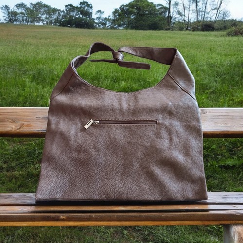 Sac main femme - cuir, marron