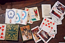 3 jeux de 54 cartes  imprimés