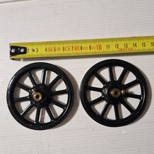 MECCANO  anciens 1  lot 2 ROUES DE CHARETTE  7,5 cm 19a très bon état