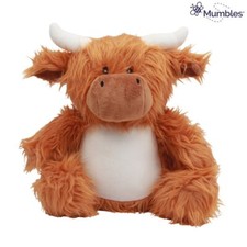 Zippie Montagnes Vache MM565 - Personnalisé & Brodé Mou, Tendre Câlins Jouet
