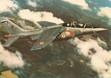 CARTE POSTALE GRAND FORMAT AVIATION ARMEE DE L'AIR AVION DE CHASSE ALPHAJET