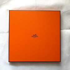 Écharpe HERMES boîte vide boîte cadeau orange 24 cm 9,4 pouces occasion