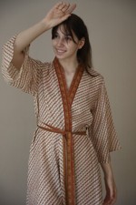 Pure Soie Midi Kimono Robe
