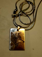 Pendentif tete loup tribal - tete, de
