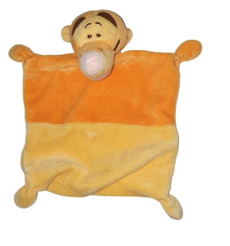 Doudou plat tigrou jaune - plat,
