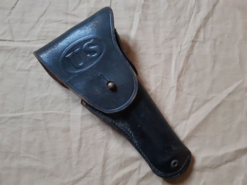 Etui holster cuir noir - , colt