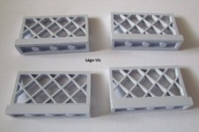 Lego 3185 x4 Barrière 'Fence 1 x 4 x 2'  Light Violet city Belville 5840 MOC A11