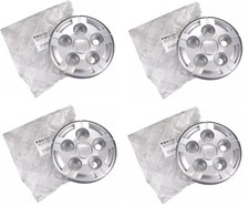 SET 4X ENJOLIVEUR DE ROUE ORIGINAL 15" FIAT DUCATO 2006- 1358875080 ARGENTE  