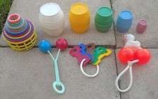 vintage lot  ancien   jouet plastique   1 er age tous genre