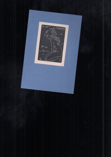 Vieux papier libris nu - papier, ex