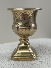 Ancien coquetier  en argent massif vermeil poinçon minerve