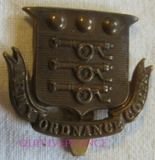 IN21711 - WW1 Royal Army Ordnance Corps Cap Badge
