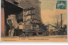 ORIGNY : presse à vapeur pour botteler le foin - très bon état