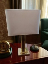 Lampe à poser vintage / art déco / 1950 en laiton.