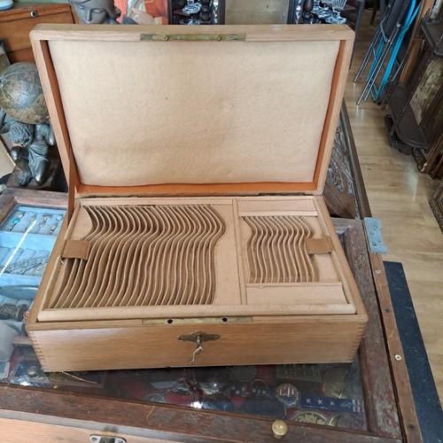 Ancien coffret bois - coffret, clef