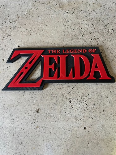 Logo zelda 25cm - logo, 3d