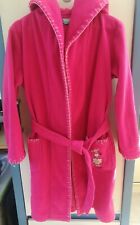 Peignoir polaire fille 14 / 16 ans motif mouton à capuche rose chaud hiver