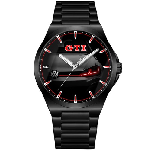 Montre poignet noire en - montre, de