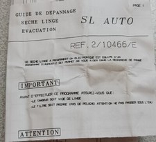 Sèche linge thomson air650 - sèche,