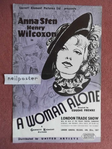 Woman alone vintage - a, (1936)