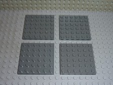 4 x plaque Lego DkStone Plate 6x6 ref 3958 /set 1022775106 7965 75105 10179 3677