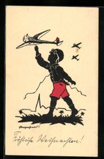Ak Fliegerfreud ´, Garçon