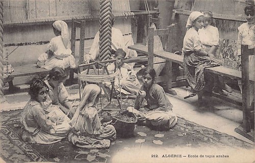 Algérie ecole de - ecole, tapis