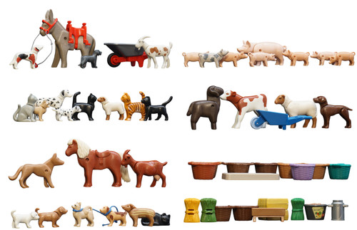 Playmobil grande ferme - , animaux