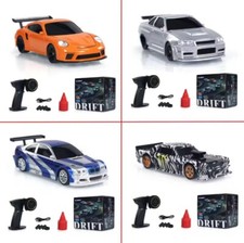 Voiture RC Drift 1/43 4WD ? Télécommandée Haute Vitesse + Cônes ?